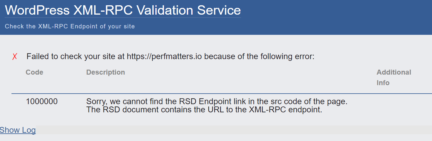 check if xml-rpc is enabled