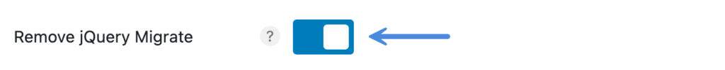 Remove jQuery migrate with Perfmatters plugin