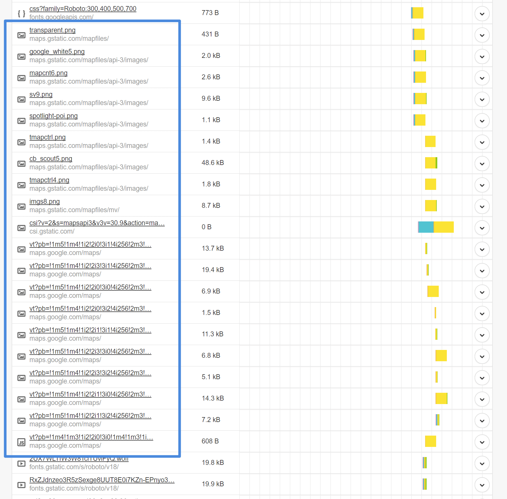 http request to maps.google.com/maps/