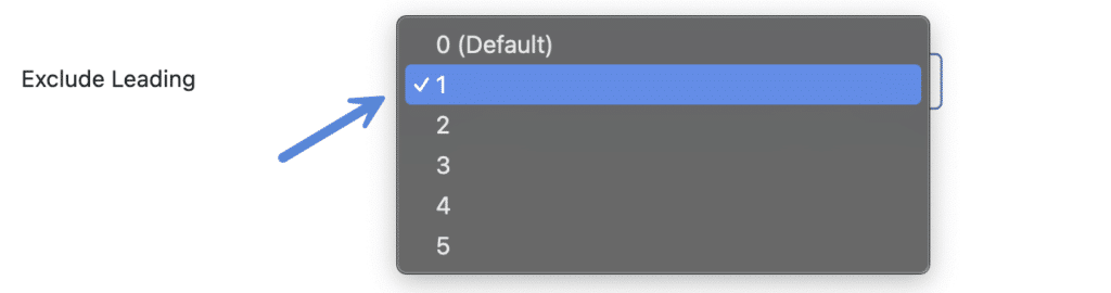 CSS background images exclude leading