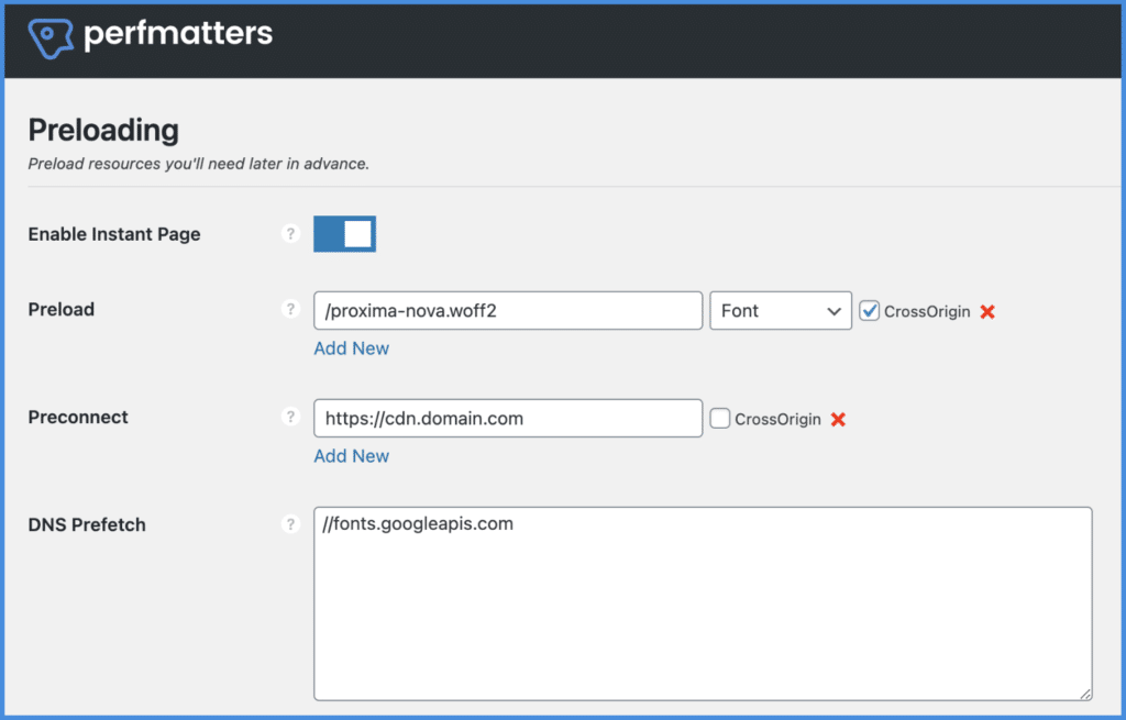 Preloading resources