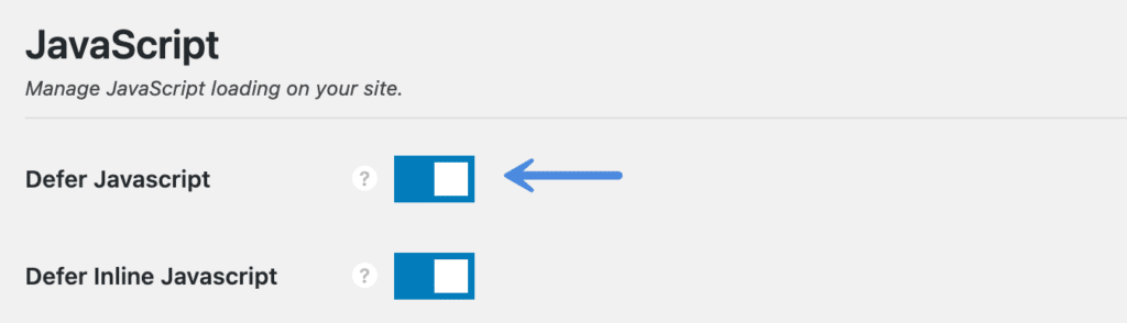 Defer JavaScript