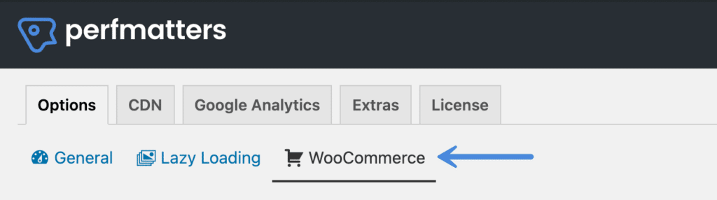 Perfmatters WooCommerce options