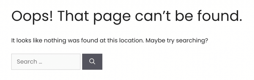 404 page when default login URL is disabled