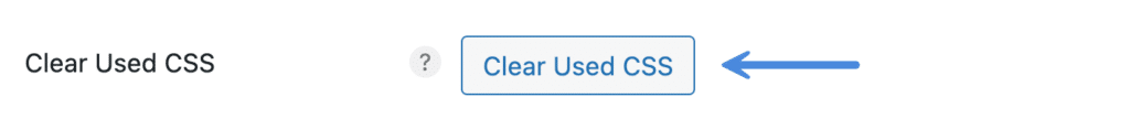 Perfmatters clear used CSS