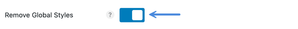 Remove global inline styles