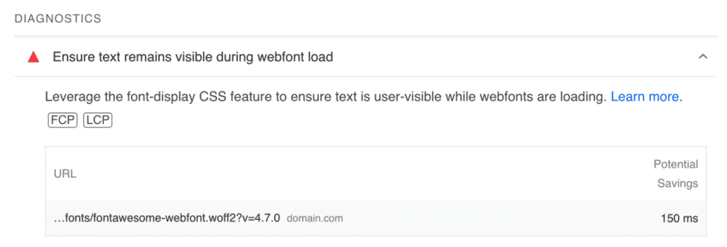 ensure text remains visible during webfont load wordpress