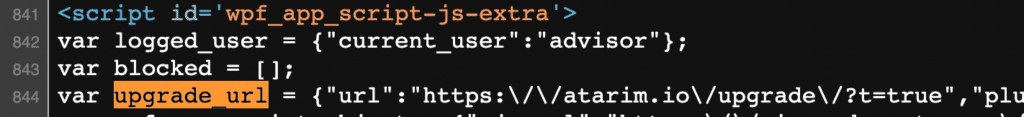 upgrade_url JS