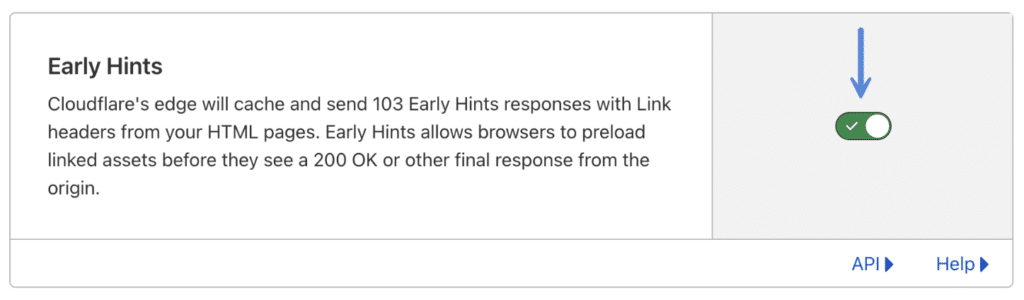 Cloudflare Early Hints