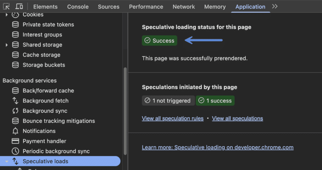 Speculative Loading success