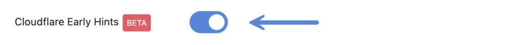 Enable Cloudflare Early Hints in Perfmatters