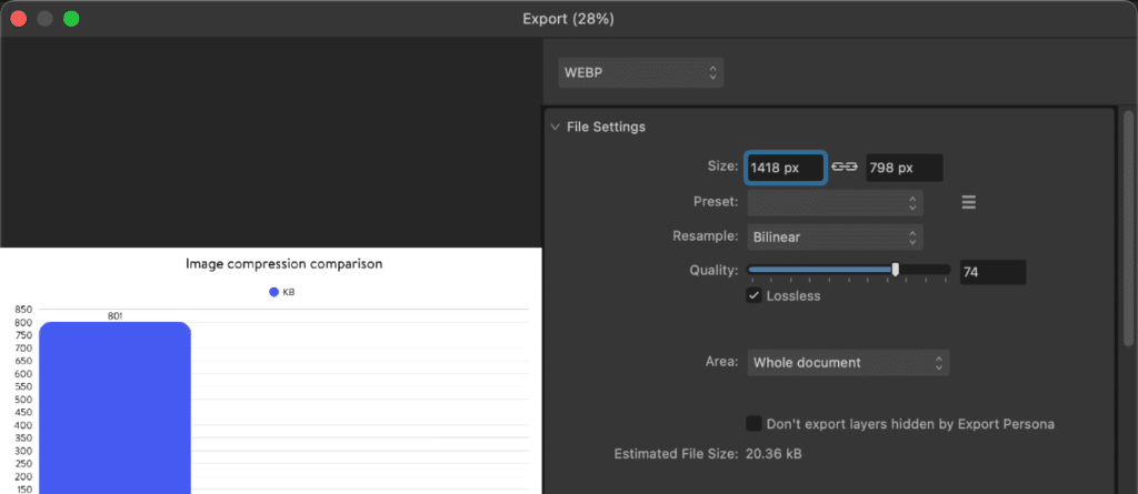 Affinity Designer image quality