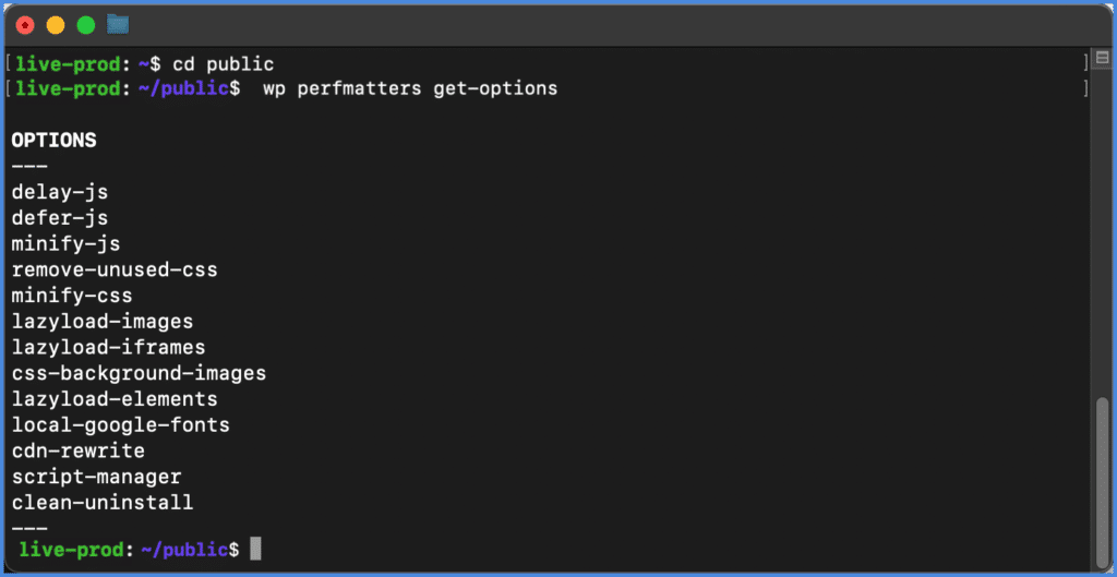 WP-CLI support