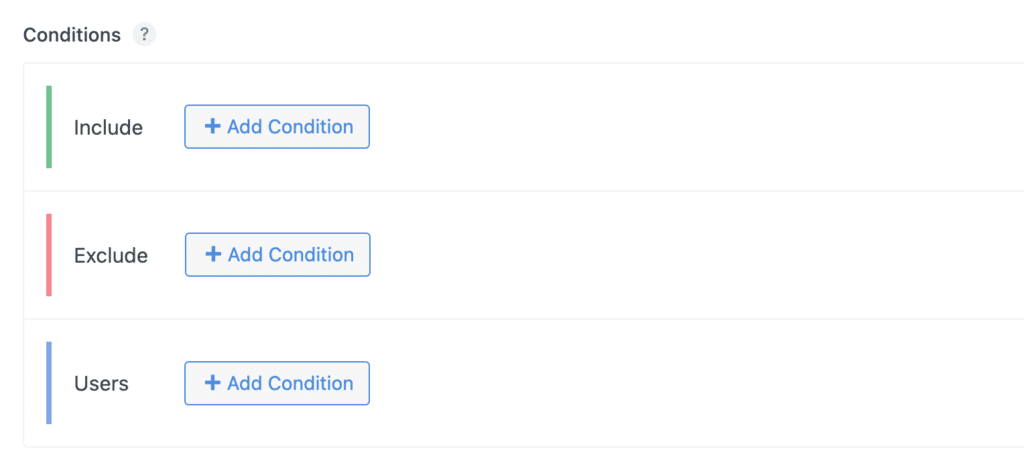 Perfmatters code snippet conditions